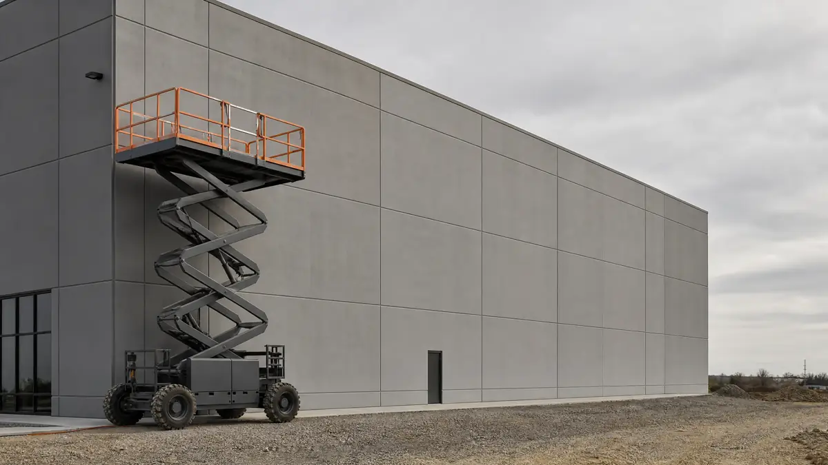 Boom Lifts jobsite access in Madison